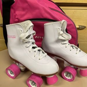 Chicago Girls Roller Skates and Athletico Skate Bag